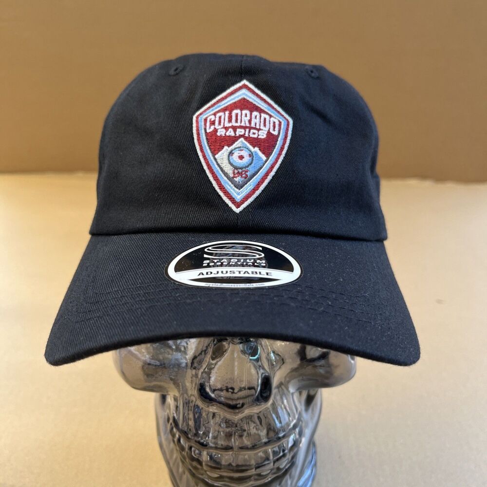 Black Colorado Rapids Cotton Snapback Hat Brand New and never worn with tags